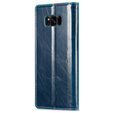 CASEME flipové puzdro pre Samsung Galaxy S8, Waxy Textured, modré