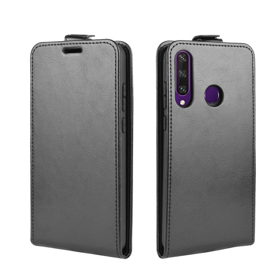 Klapkové puzdro pre Huawei Y6P, Flip, čierne