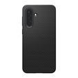 Puzdro Spigen pre Samsung Galaxy A36 5G, Liquid Air, čierne + tvrdené sklo 9H