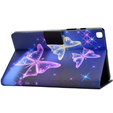 Obal na mobil pre Samsung Galaxy Tab A7 10.4 2020 T500 T505, butterflies, fialové