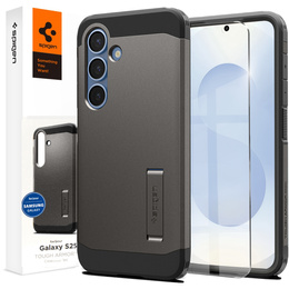 Puzdro Spigen Tough Armor Mag Gunmetal pre Samsung Galaxy S25