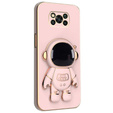 Obal na mobil pre Xiaomi Poco X3 NFC / X3 Pro, Astronaut, ružové rose gold