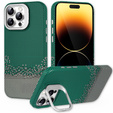 Puzdro pre iPhone 14 Pro, Frame Kickstand, pre MagSafe, Sand Green