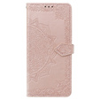 Klapkové puzdro pre Oppo A38 4G / Oppo A18 4G, Mandala, ružové rose gold