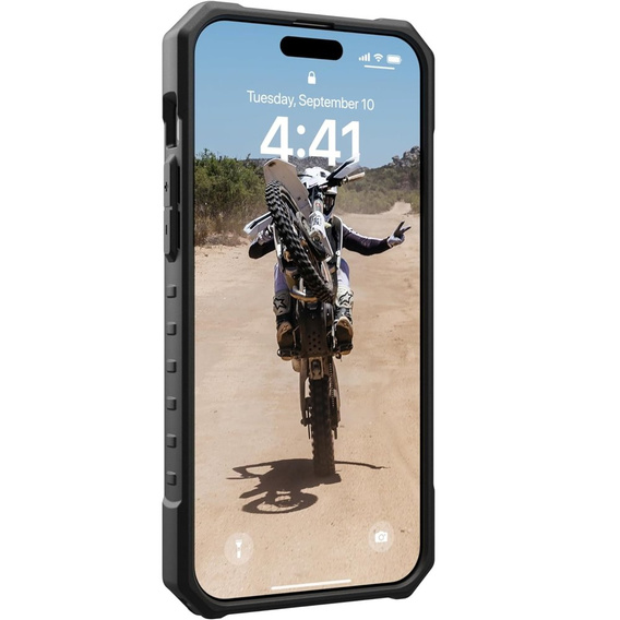 Urban Armor Gear Obal na mobil pre iPhone 15 Pro Max, Pathfinder MagSafe Camo, čierne