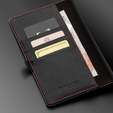 Kožené puzdro pre Samsung Galaxy S25 Ultra, ERBORD LeatherWallet, čierne