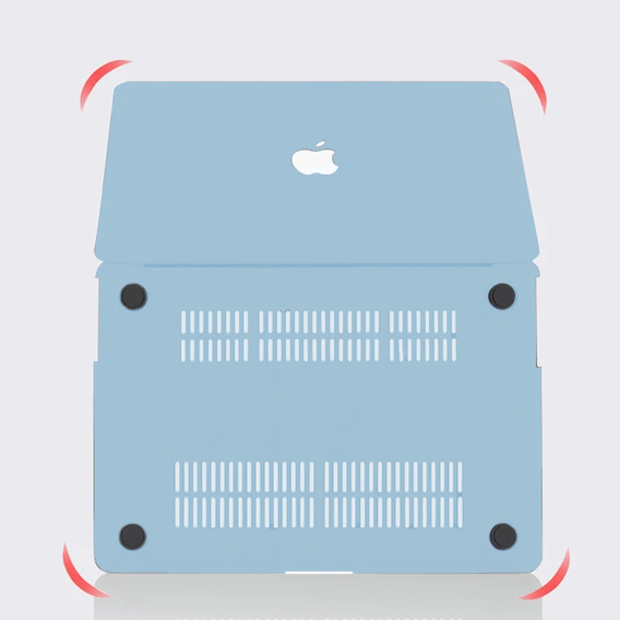 Puzdro pre MacBook Air 13 A2337 M1 A2179 A1932, HardShell, modré