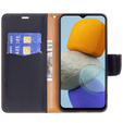 Klapkové puzdro pre Samsung Galaxy M33 5G, Wallet Litchi Magnet, čierne