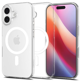 Spigen puzdro pre iPhone 17, Liquid Crystal MagSafe, číre/biele