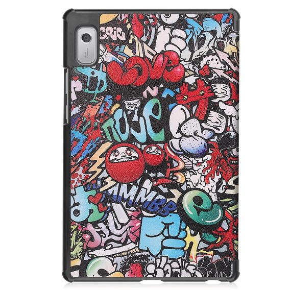 Puzdro pre Lenovo Tab M9, Smartcase, graffiti