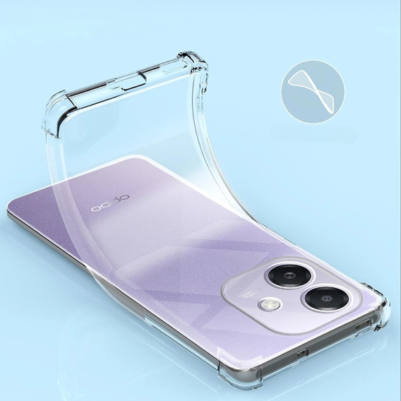 Obal na mobil pre Oppo A40 / Oppo A40m, Dropproof, priehľadné