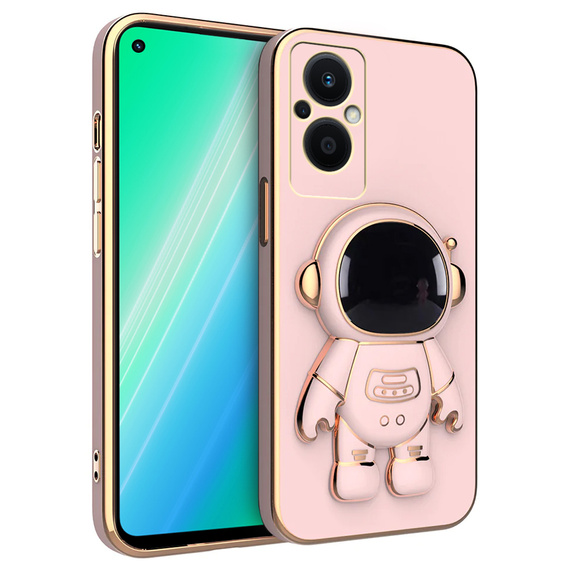 Obal na mobil pre Oppo Reno7 Lite 5G, Astronaut, ružové