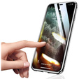Puzdro pre iPhone 12, Magnetic Dual Glass, čierne