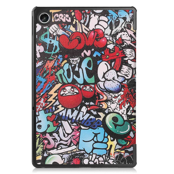 Puzdro pre Lenovo Tab M10 Plus 10.6 Gen 3 TB-125F TB-128F, Smartcase, graffiti