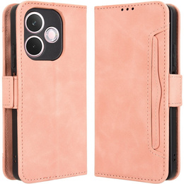 Klapkové puzdro pre Oppo A5 Pro 5G, Card Slot, ružové