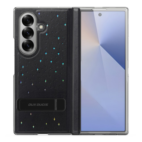 Puzdro Dux Ducis Stex so stojanom a tvrdeným sklom pre Samsung Galaxy Z Fold7 5G