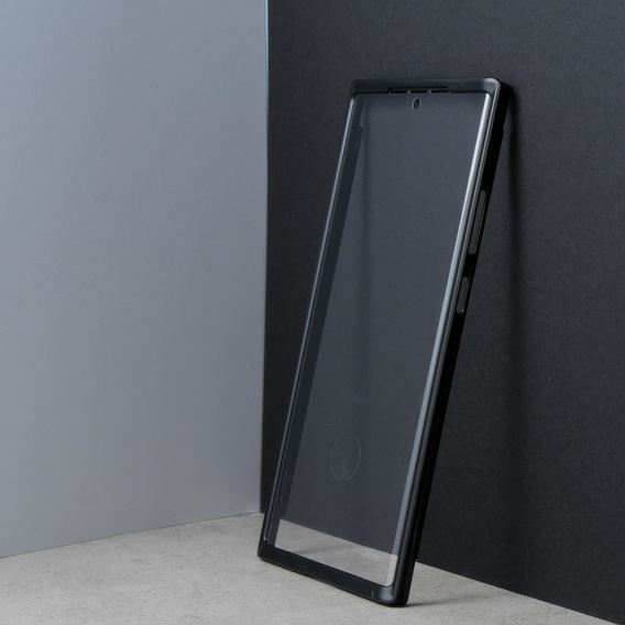 Obal na mobil pre Samsung Galaxy Note 20 Ultra, Suritch Full Body, transparentné / čierne