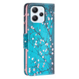 Klapkové puzdro pre Xiaomi Redmi 12 4G, Wallet, Sakura, modré