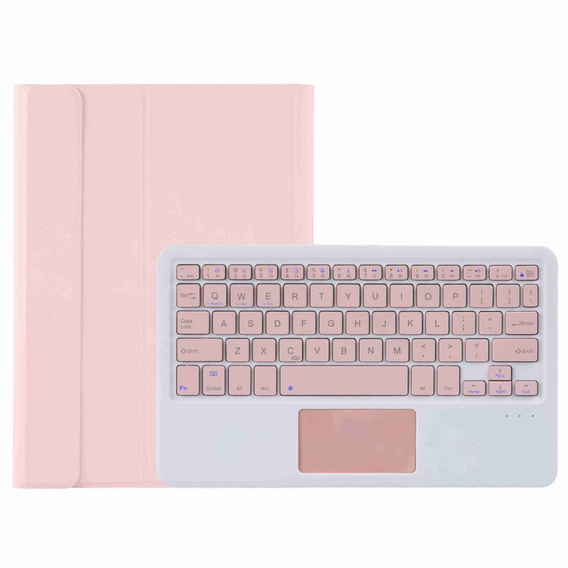Puzdro + klávesnica Samsung Galaxy Tab A8 10.5 X200 / X205, Touchpad, ružové rose gold