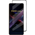3D tvrdené sklo pre Xiaomi Poco X7 Pro 5G, čierny rám