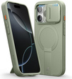 Puzdro pre iPhone 16 Pro, Suritch Shockproof, pre MagSafe, zelený
