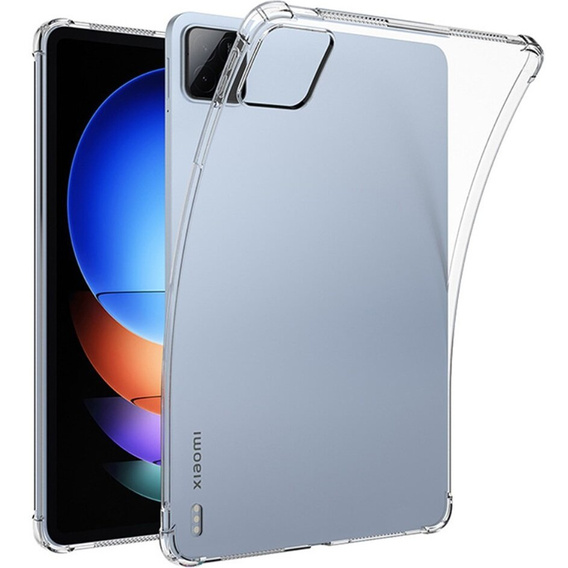 Puzdro pre Xiaomi Pad 6S Pro 12.4, silikónové, priehľadné