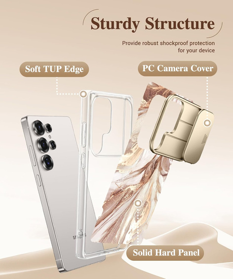 Odolné puzdro pre Samsung Galaxy S25 Ultra – Tongate MECH Series Clip, čierne