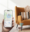 Magnetická peňaženka s lokalizáciou, NFC a kolískou pre iPhone 16 Pro