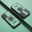 Puzdro pre Samsung Galaxy M34, KickStand Camera Lens, zelený