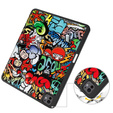 Puzdro pre iPad Pro 13" 2024 (7 gen.), Smartcase, graffiti