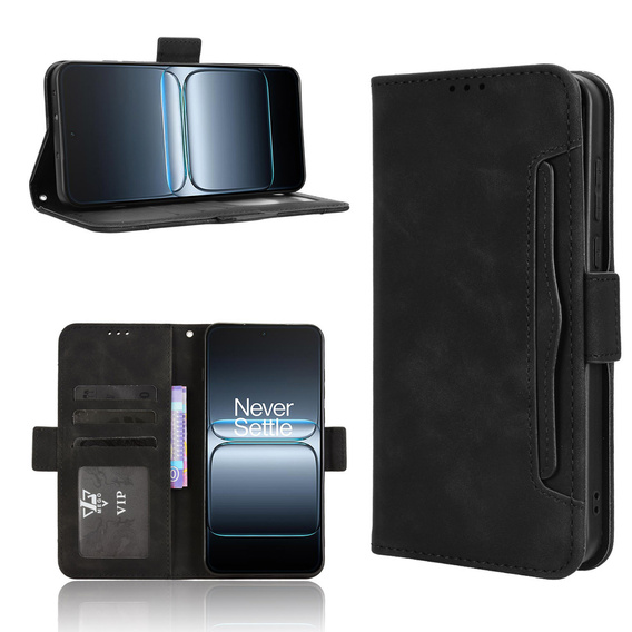 Klapkové puzdro pre OnePlus Nord 5, Card Slot, čierne