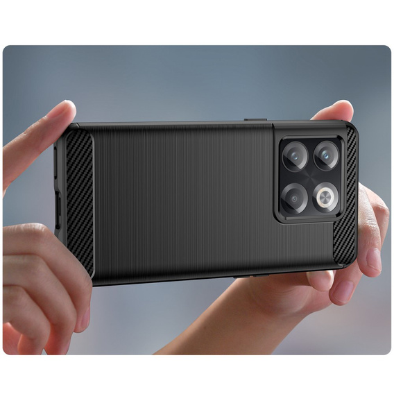 Obal na mobil pre OnePlus 10T 5G, Carbon, čierne