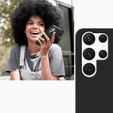 Obal na mobil pre Samsung Galaxy S22 Ultra 5G, Silicone Lite, čierne
