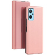 Obal na mobil pre Realme 9i / Oppo A96, Clear View, ružové rose gold