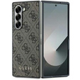 GUESS Obal na mobil pre Samsung Galaxy ZFold 6, 4G Charms Collection Hardcase, hnedé