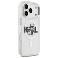 Karl Lagerfeld IML Glitter Karl a Choupette MagSafe puzdro pre iPhone 17 Pro