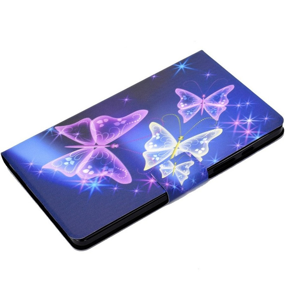 Obal na mobil pre Samsung Galaxy Tab A7 10.4 2020 T500 T505, butterflies, fialové