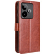 Klapkové puzdro pre Realme GT 7 / 7T, Crazy Horse Wallet, hnedé