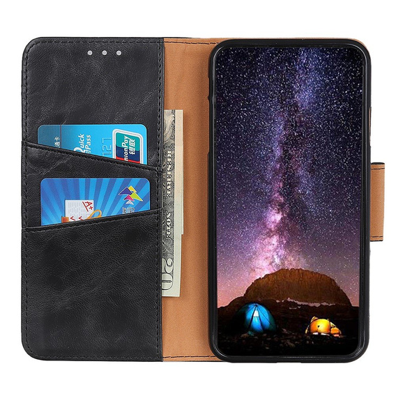 Klapkové puzdro pre Xiaomi Mi 11 Lite / Mi 11 Lite 5G / 11 Lite 5G NE, Wallet, čierne