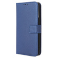 Klapkové puzdro pre Oppo A57 4G/5G, Wallet Smart Magnet, tmavomodré