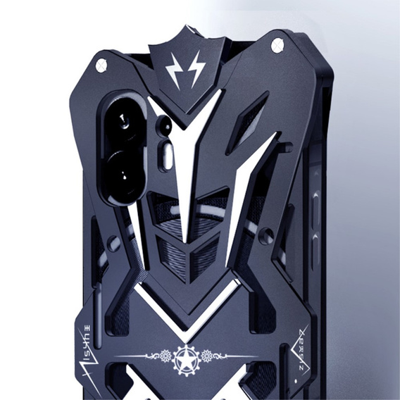 Pancierované puzdro pre Nothing Phone 2, Aluminum Alloy, čierne