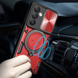 Pancierované puzdro pre Samsung Galaxy A54 5G, CamShield Slide, červené