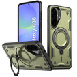Puzdro pre Samsung Galaxy A36, Military MagSafe, zelený