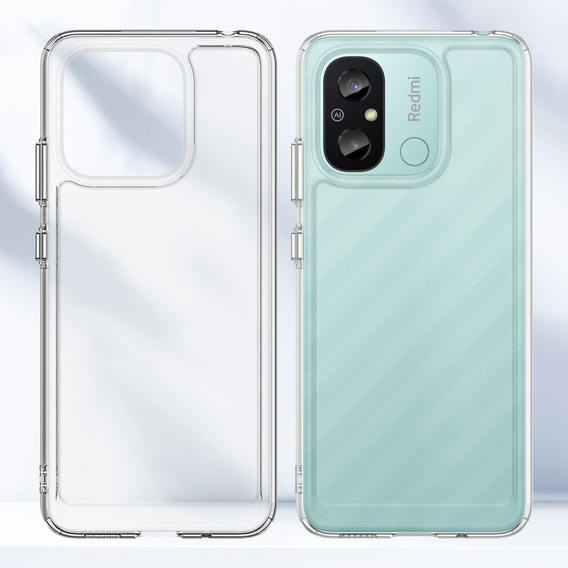 Obal na mobil pre Xiaomi Redmi 12C, Fusion Hybrid, priehľadné