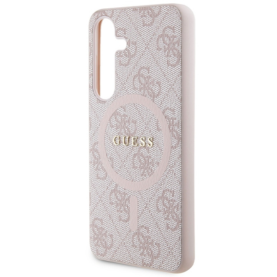 Puzdro Guess HC MagSafe PU 4G Ring Classic Logo pre Samsung Galaxy S24