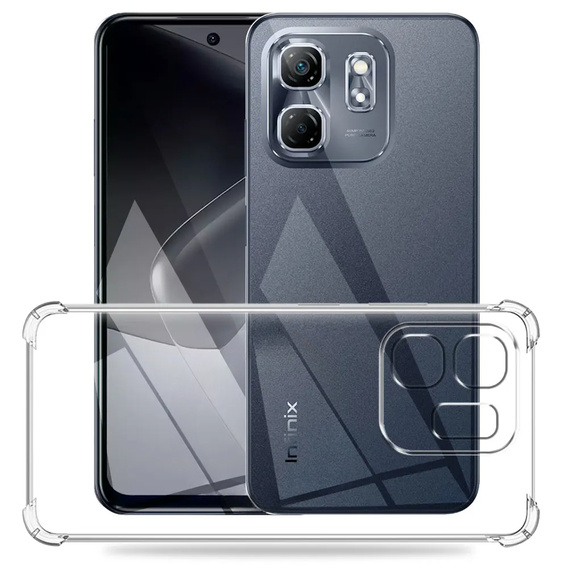 Obal na mobil pre Infinix Hot 50i 4G, Dropproof, priehľadné