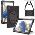 Detské puzdro pre Samsung Galaxy Tab A8 10.5 SM-X200 SM-X205, pancierované s popruhom, modré