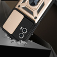 Obal na mobil pre Motorola Moto G73 5G, CamShield Slide, zlaté