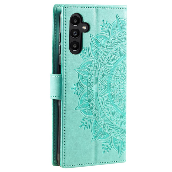 Klapkové puzdro pre Samsung Galaxy S23 FE, Mandala, zelený