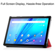 Puzdro pre TCL Tab 10s 9081X / TCL Tab 10s 9080G 2021, Smartcase, červené